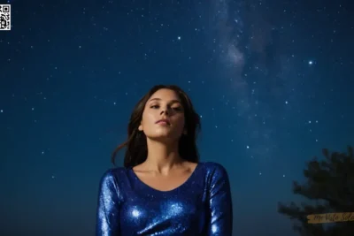 Crea una imagen que captura el espíritu del cielo nocturno