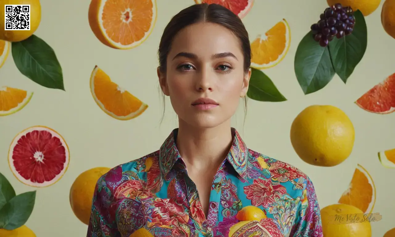 Una fotografía mostrando a un individuo creando su traje con una sola tapa elegante y fresas frescas.