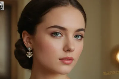 Realizar un retrato fotorrealista que muestra un resplandor juvenil con piel suave