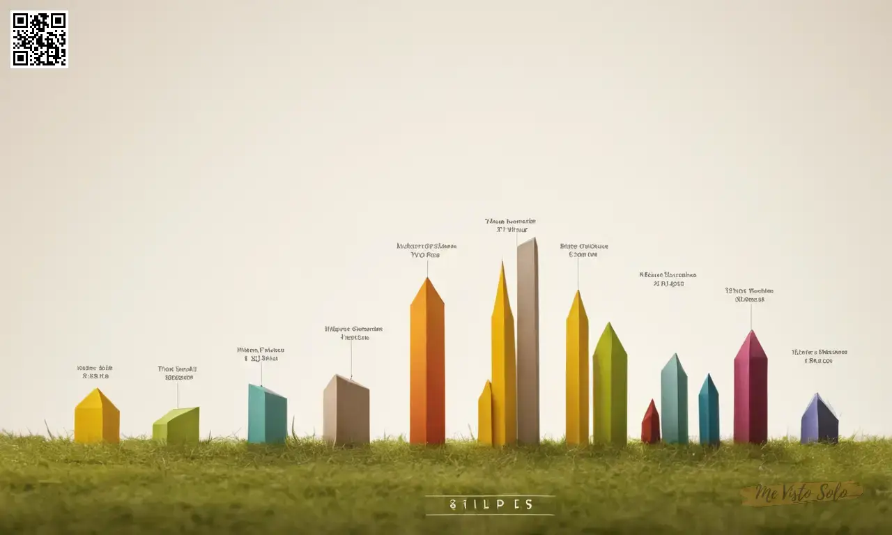 Elaborar un diagrama de cautivación visual que muestre varios tamaños etiquetados (Tall in bold font) a través de un paisaje A4 para ilustrar el significado matizado de pequeño, de miniaturas a petite.