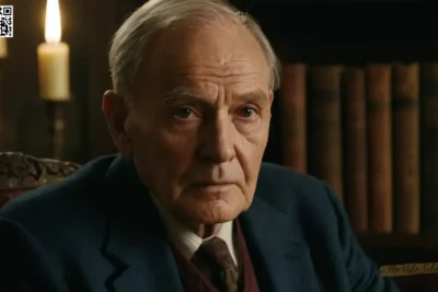 Capturar un retrato de un anciano con ojos suaves y una mandíbula definida